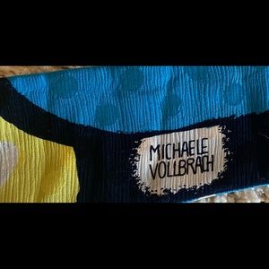 Michaele Vollbrach vintage Reversible tie belt and 78 1/2 inches in length